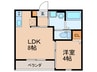 robot home 黄金 1LDKの間取り