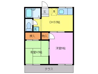 間取図 エクセル白壁