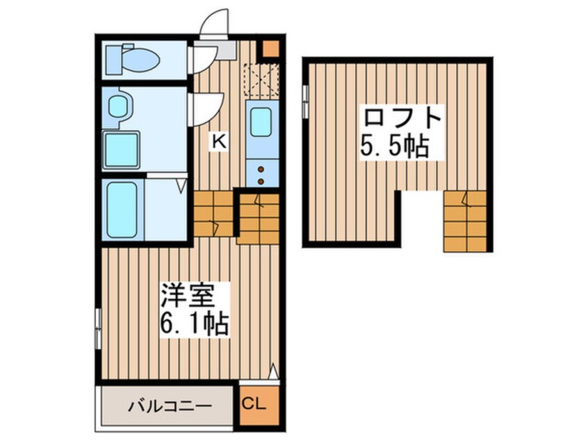 間取図 ハーモニーテラス花目町