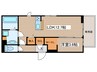 仮)GRAND　D-ROOM下坂 1LDKの間取り