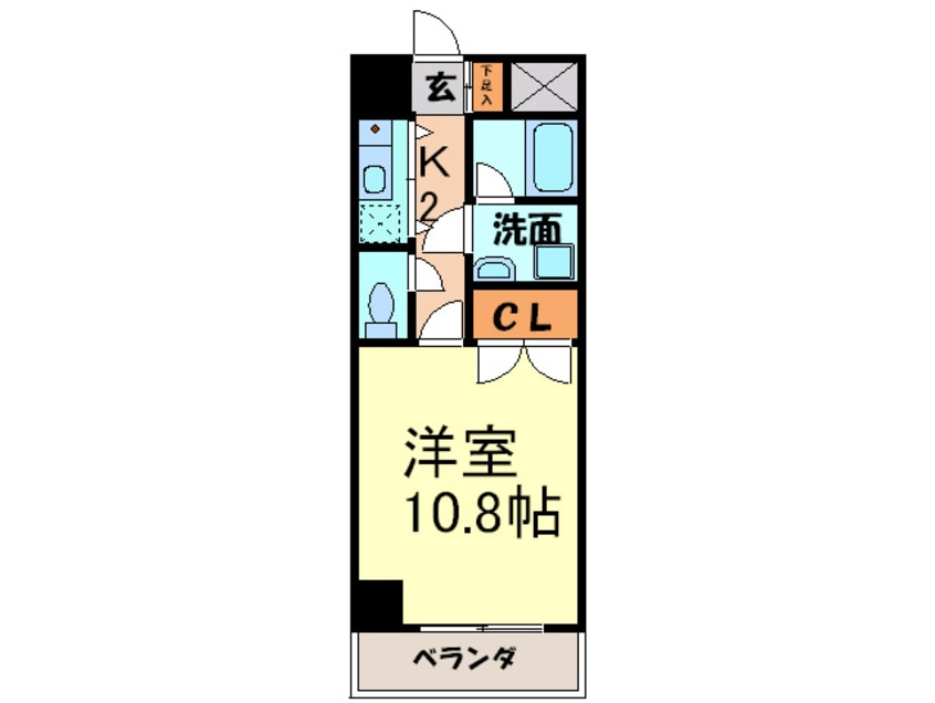間取図 ｳﾞｪﾙｼｪ-ﾇ桜橋