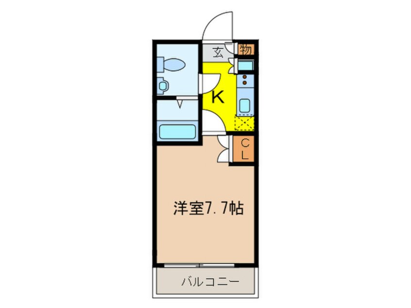 間取図 シエルブルー栄