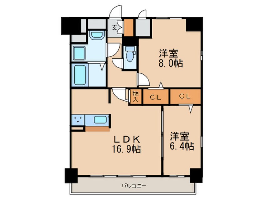 間取図 プレスティ則武