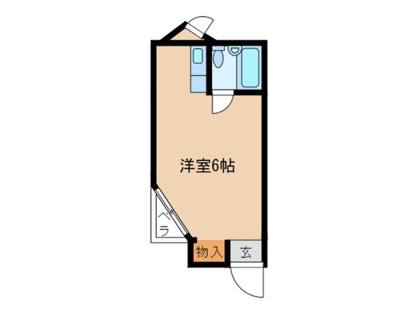 間取図 キャティア内田橋