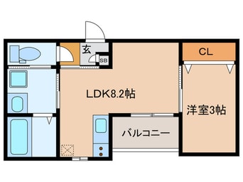 間取図 Crecia刈谷