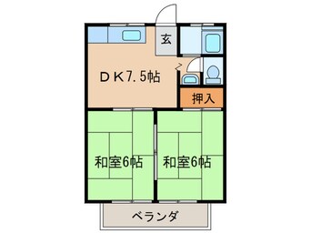 間取図 コ－ポグリ－ン