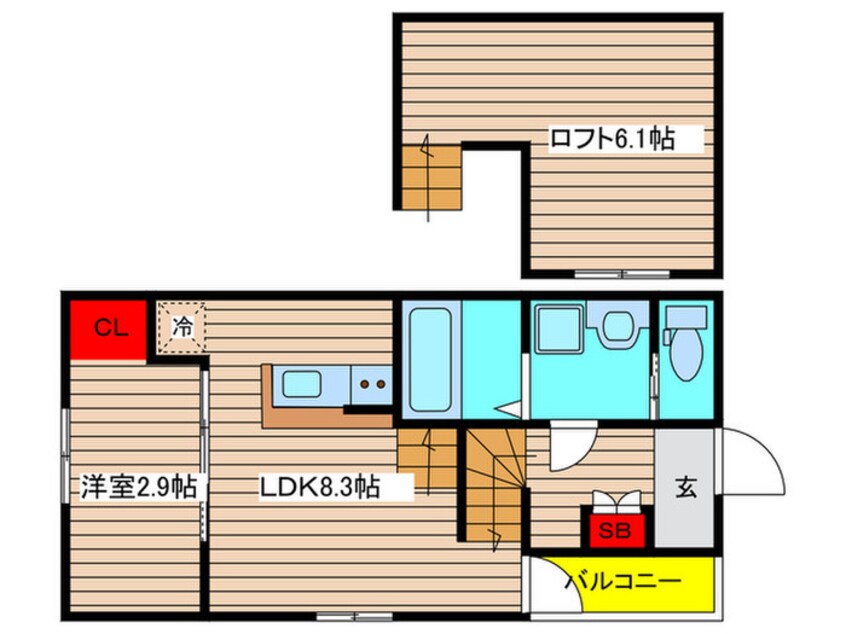 間取図 RadIAnce堤町