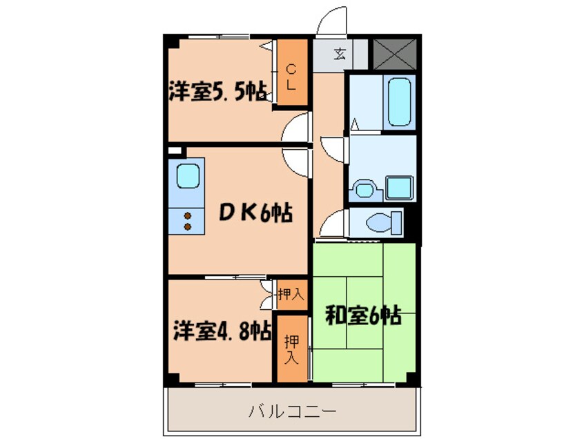 間取図 ヒルズ覚王山