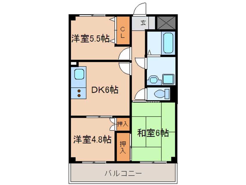 間取図 ヒルズ覚王山