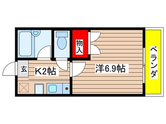 間取図 ベルコモンズ八幡山