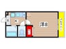 グリーングラス 1Kの間取り