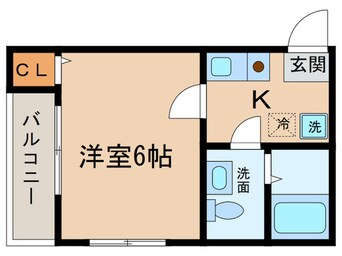 間取図 コンパ－トハウス高畑