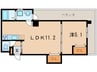 レジデンス杉村 1LDKの間取り