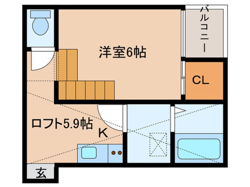 間取図 コンフォール松原町