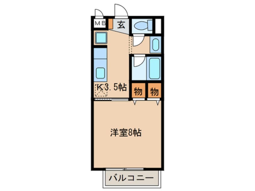 間取図 サ－プラス宮前Ｂ
