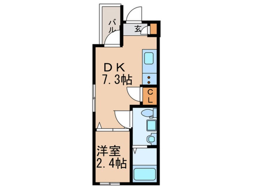 間取図 グランレーヴ名駅
