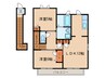 ソフィア 2LDKの間取り