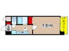 ヒルズ新栄 1Kの間取り