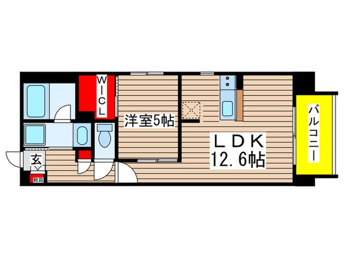 間取り図 Ａｌｉｃｉａ桜山（0101）