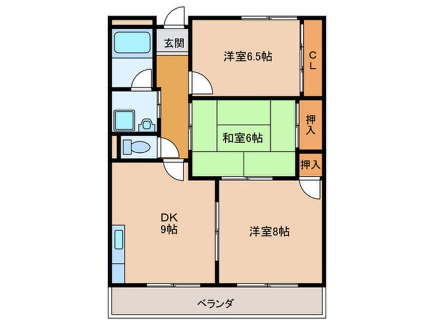 間取図 メゾンロア－ル