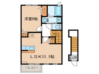 間取図 コンフォ－トＴ