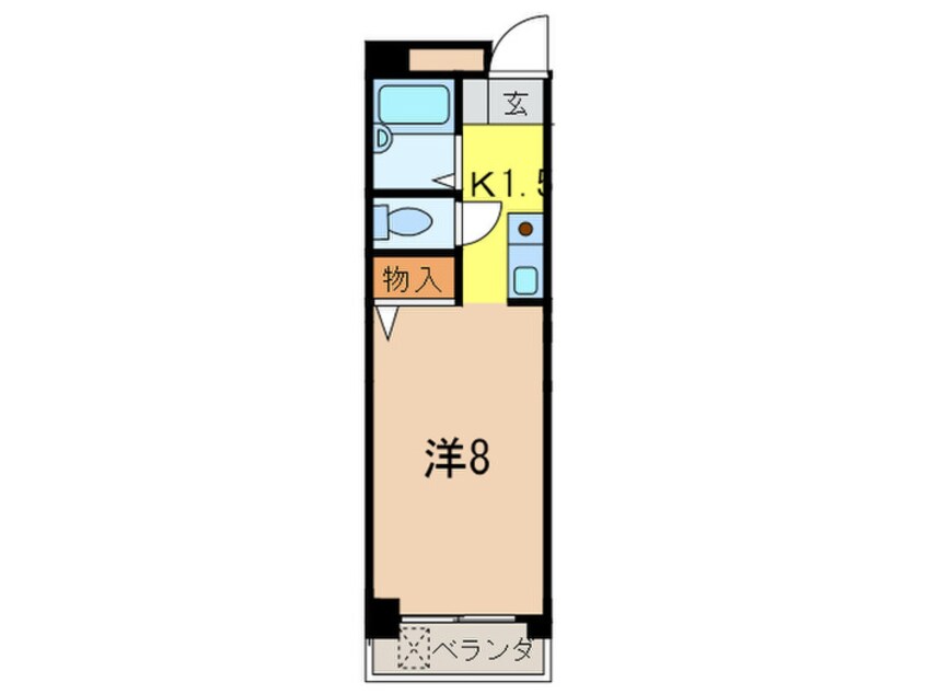 間取図 シティピア伝馬町