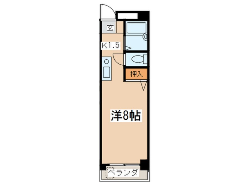 間取図 シティピア伝馬町