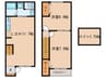 ｒｉｖｅｒｔｅ 2LDKの間取り