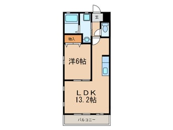 間取図 ヴェルデュ－ル中割