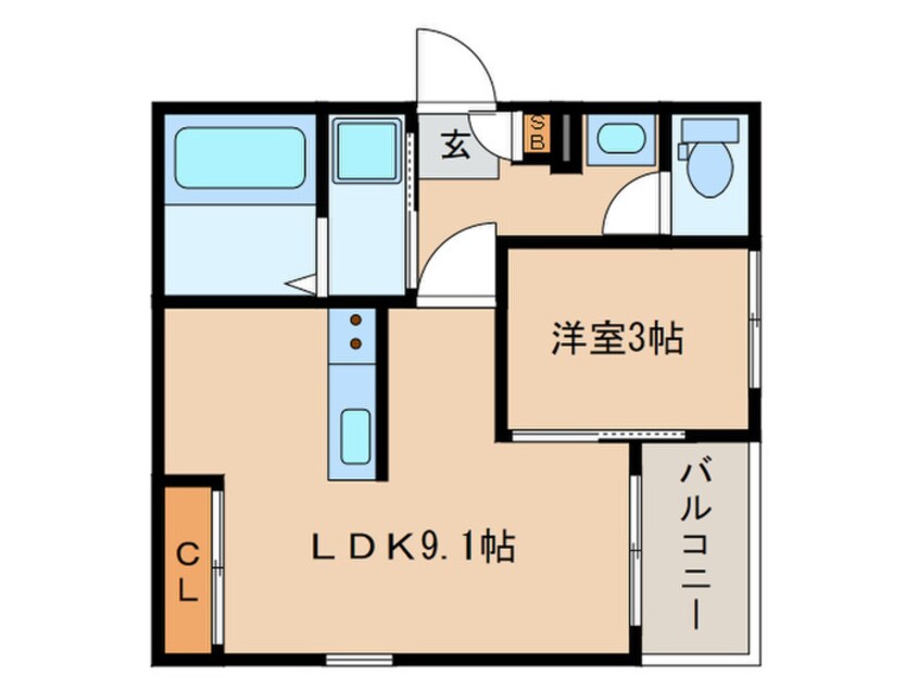 間取図 REGALEST 浅間町