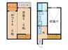 アルコイリス 1Kの間取り