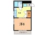 牛立コ－ポ 1Kの間取り