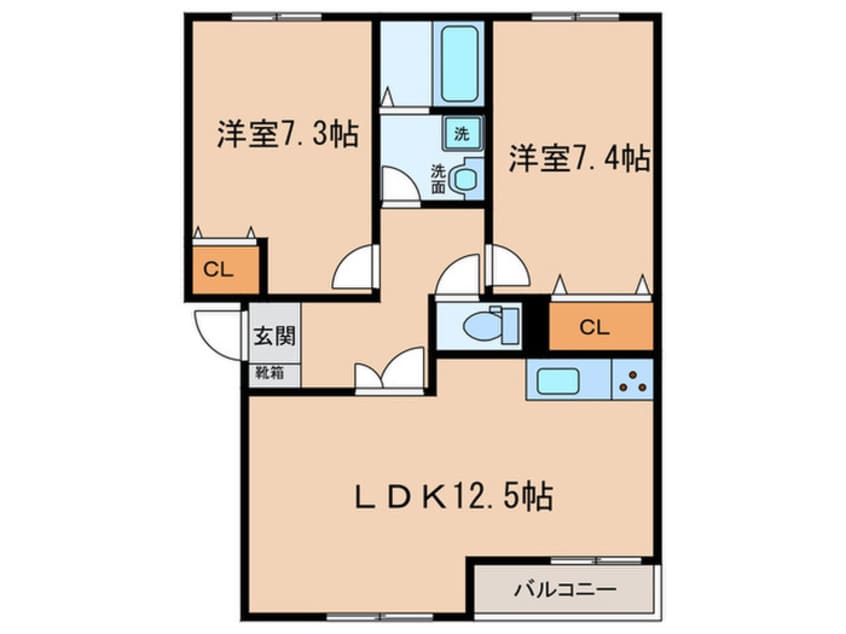 間取図 クオリティⅡ番館