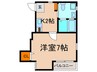 ソリッド中村公園 1Kの間取り