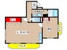 ハイツリ－ビル 1LDKの間取り