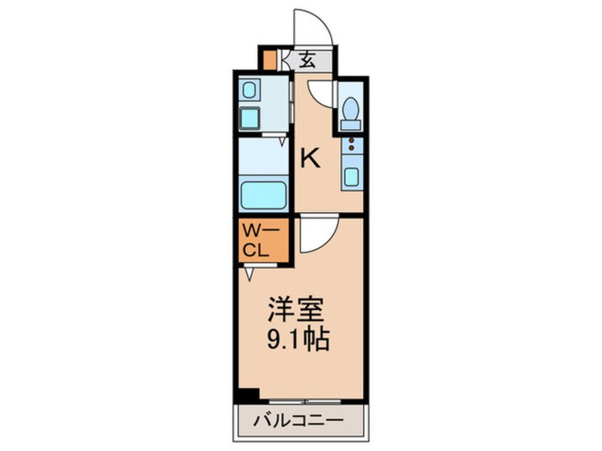 間取図 アルカンシェル名駅