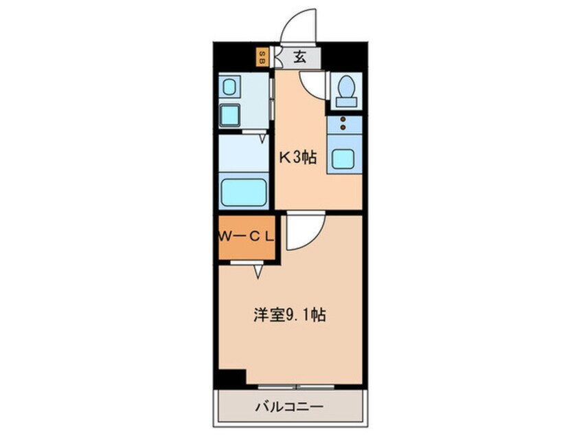 間取図 アルカンシェル名駅