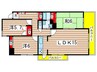 御器所サンハイツ(1201) 3LDKの間取り