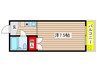 スタジオA1 1Rの間取り