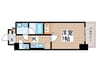 ドゥナーレ内浜町 1Kの間取り