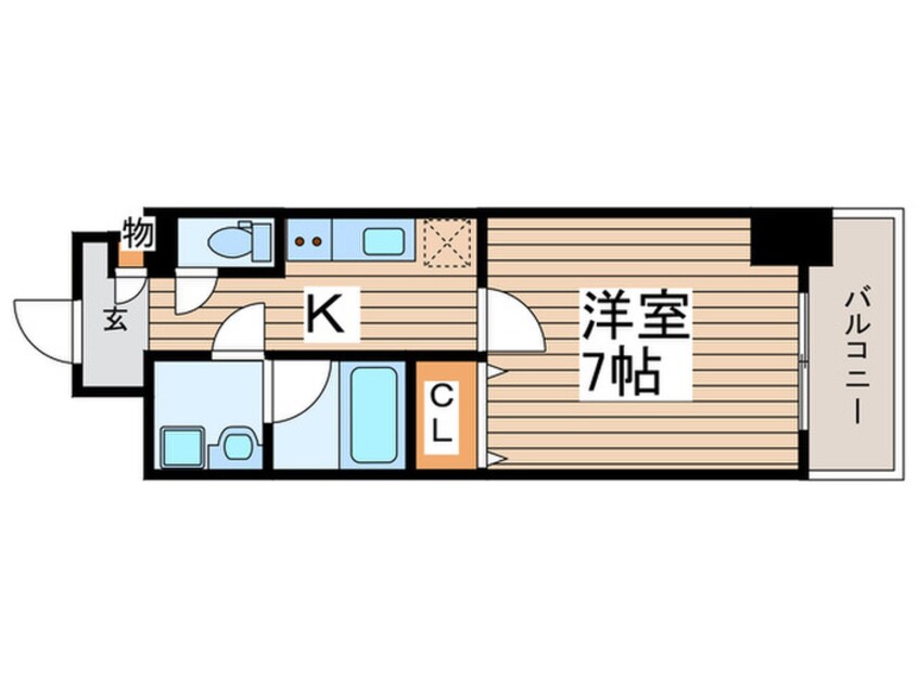 間取図 ドゥナーレ内浜町