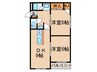 勢子　ハイツ 2DKの間取り