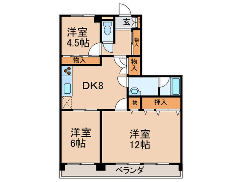 間取図 第２翠芳ビル