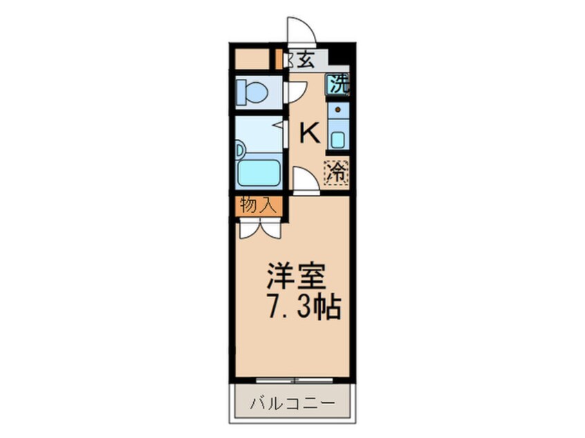 間取図 セントラルハイツ滝川