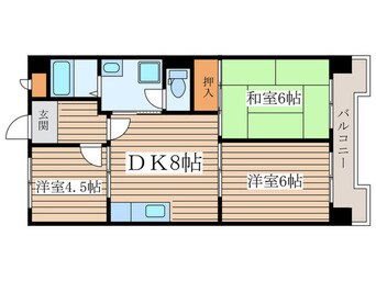 間取図 白砂ヒルズ