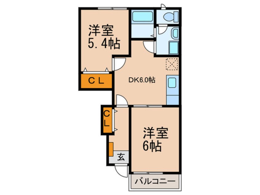 間取図 サザンウィンドーパートⅥ