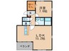グレイス・プラザ 1LDKの間取り