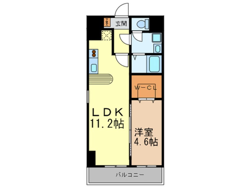 間取図 フォレシティ新栄