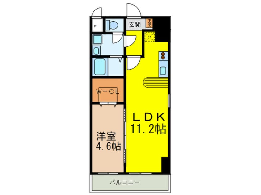 間取図 フォレシティ新栄