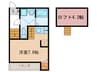 REGALO 1Rの間取り